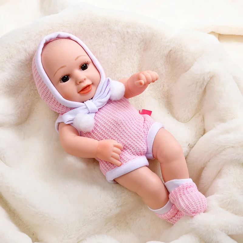 Muñecas Reborn realistas para niñas, juguetes de bebé de silicona de cuerpo completo, regalos de Navidad, 30cm