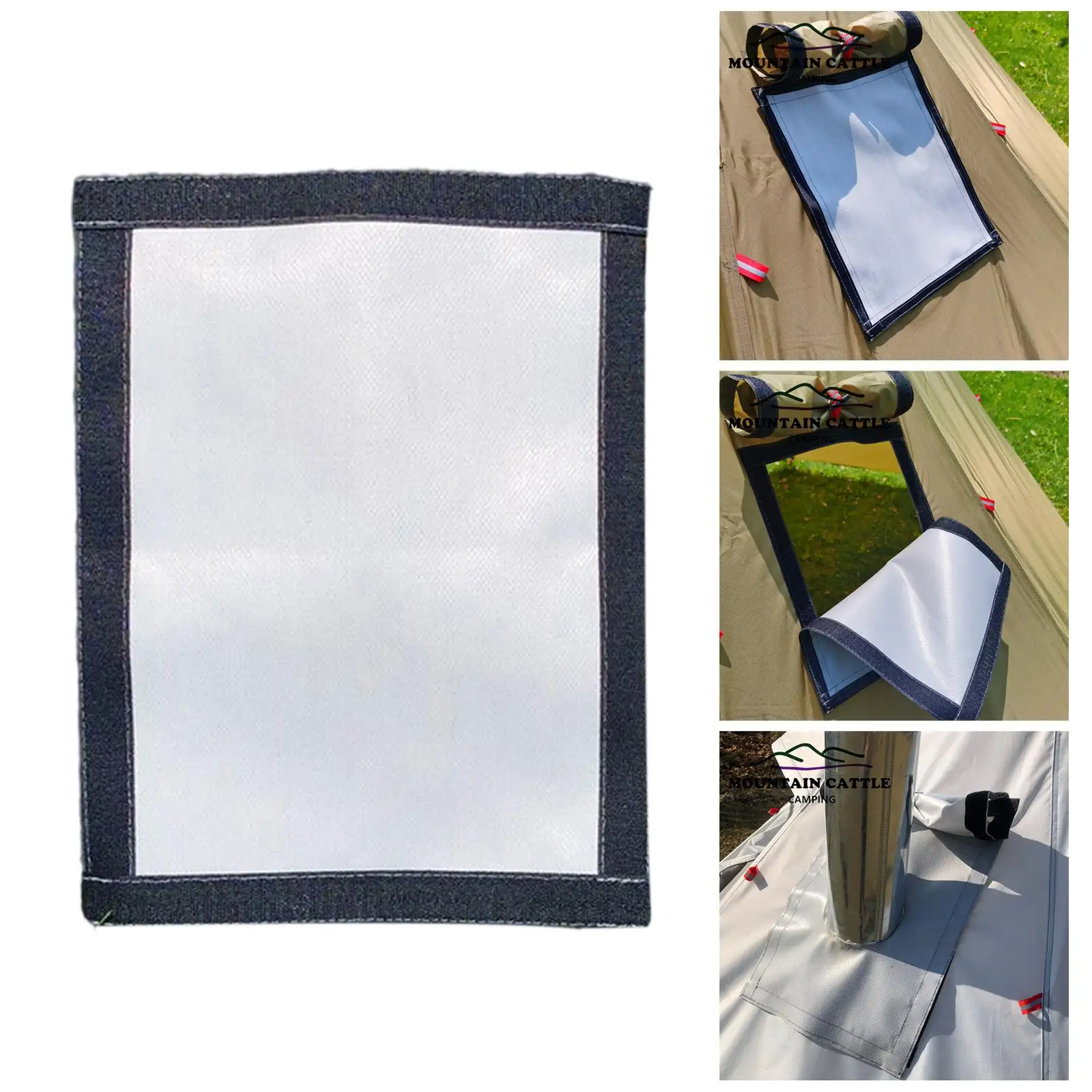 Tent Stove Fireproof Chimney Cloth Your Flue Heavy-Duty Hot Tent Stove Resistant Vent