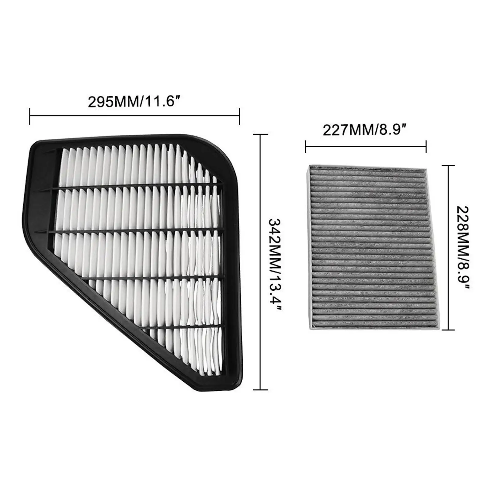 Engine and Cabin Air Filter Kit 19390767 SUitable for Buick for Chevrolet for Gmc and Other Models