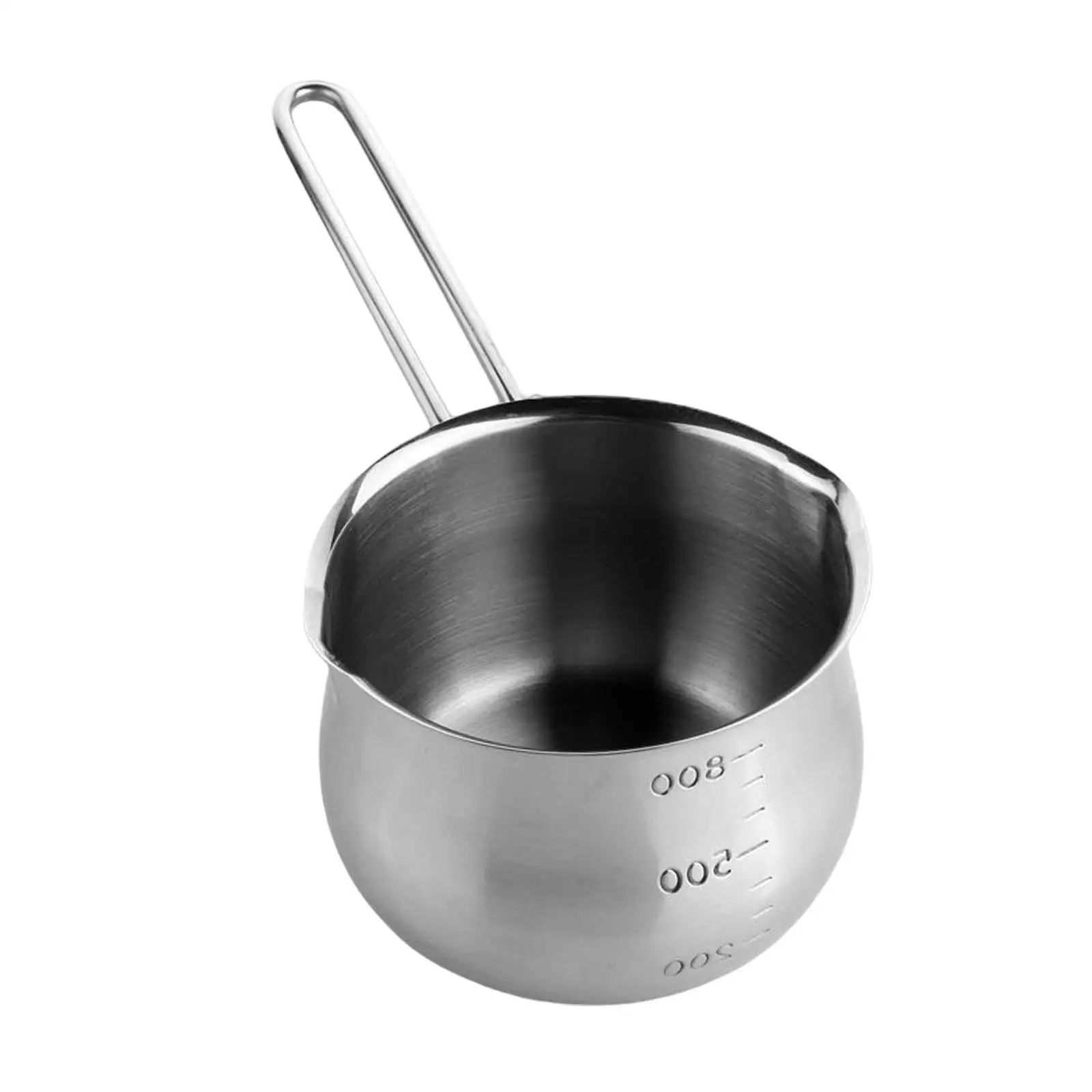 Stainless Steel Small Milk Pot Coffee Pot with Handle Cookware for Camping