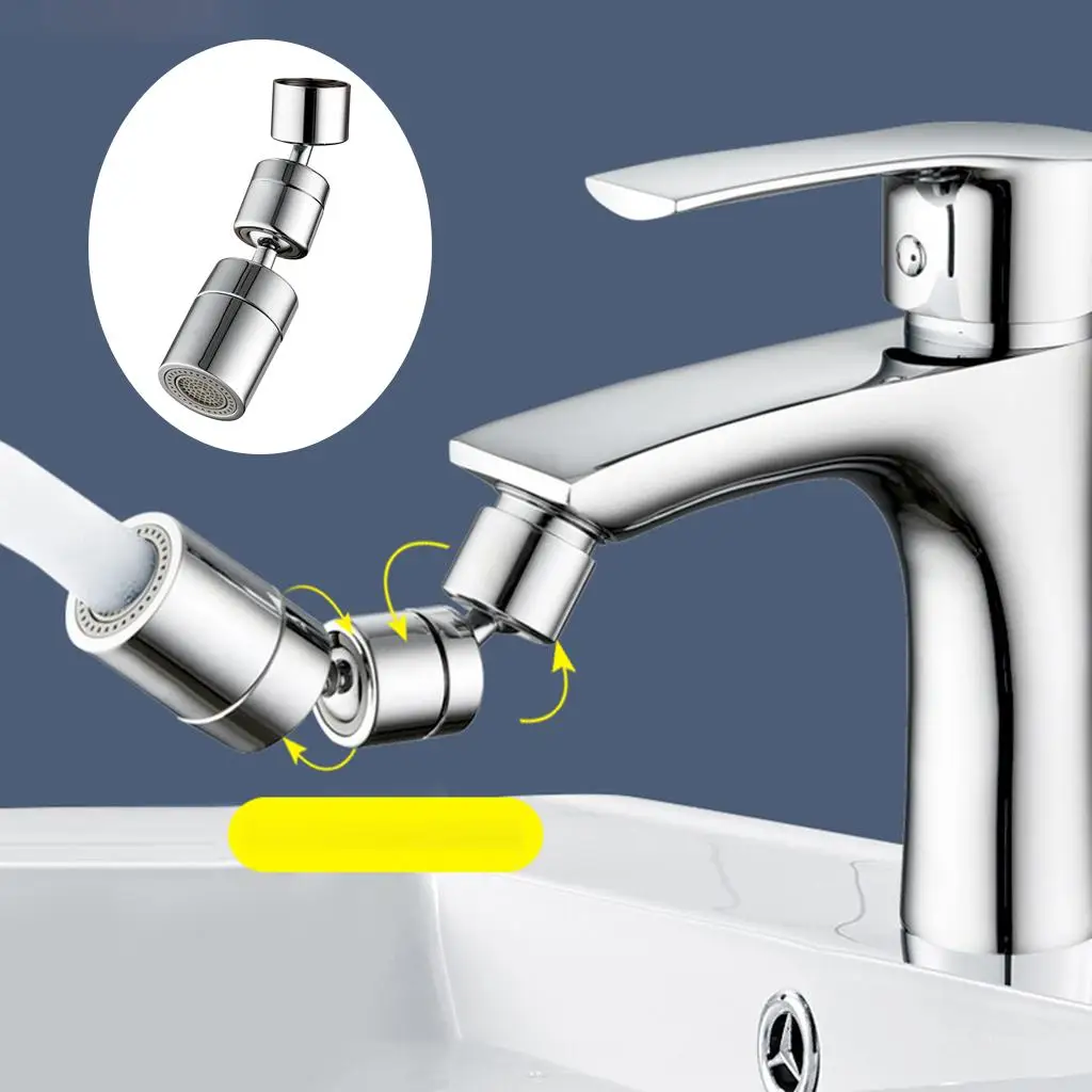 1080 Universal Splash Filter Faucet Spray Head Anti Splash Filter Faucet Children Movable Kitchen Tap Water Saving Nozzle