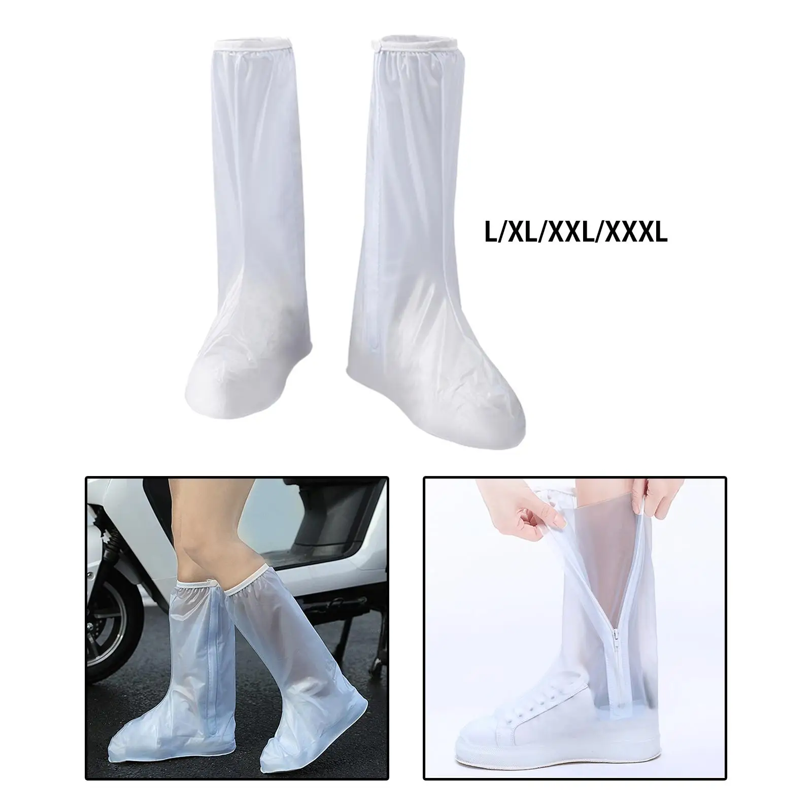  Waterproof Rain Shoes Cover  Covering Overshoes Non  Rain Galoshes Reusable PVC for Motorcycle Cycling Adults Fishing