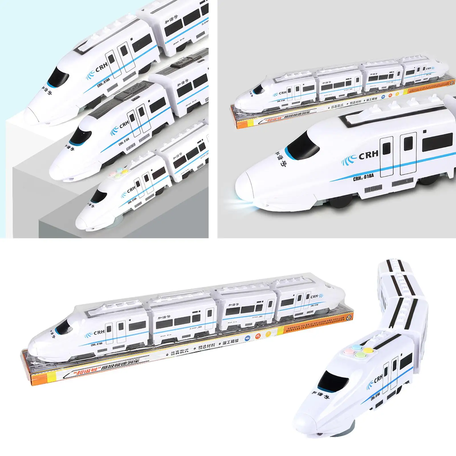 Plastic Shape Battery-powered Train Toy. Miniature Engine  Train Is Compatible