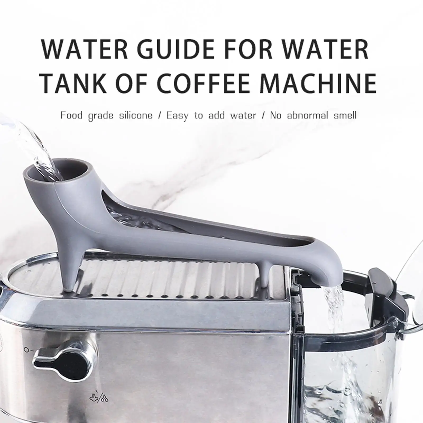 Coffee Machine Water Tank Water Guide Auxiliary Water Dispenser Diversion Tool Coffee Tampering and Water Tank