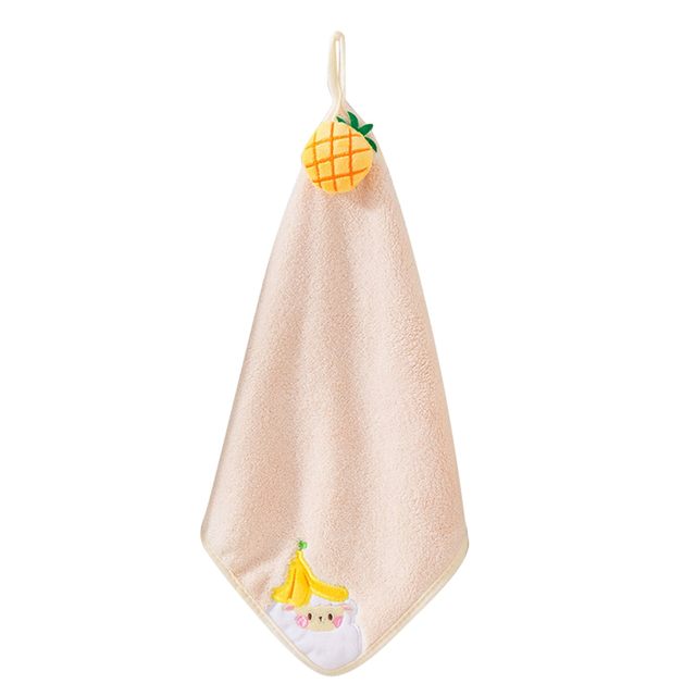 EJWQWQE Cute Hand Towels, Bathroom Towels With Hanging Loop, Children Hand  Towel Flower, Microfiber Coral Fleece Absorbent Hand Towel For Kitchen  Bathroom Bedroom 