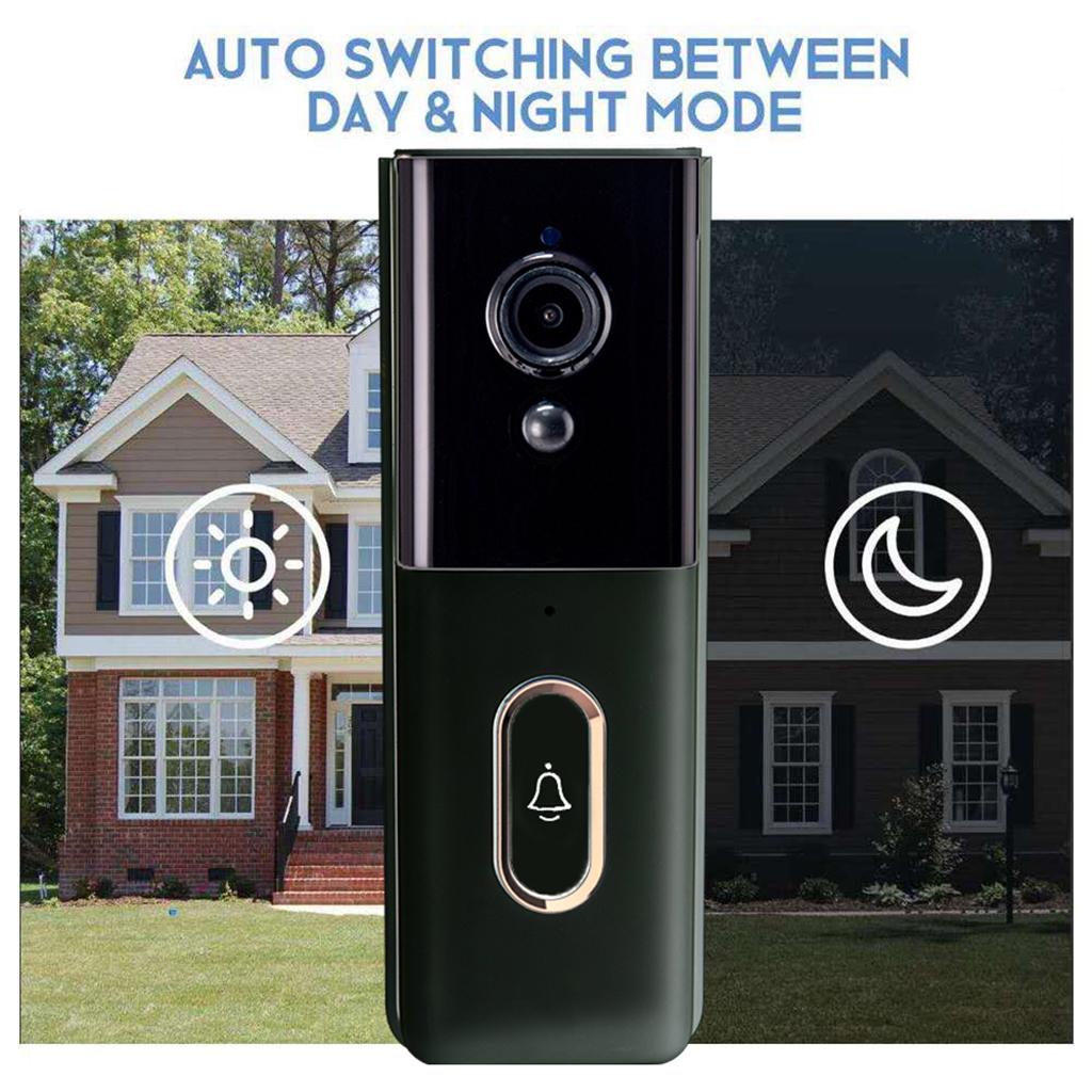 Video Doorbell Camera Simple Installation Motion Storage Via for Tuya