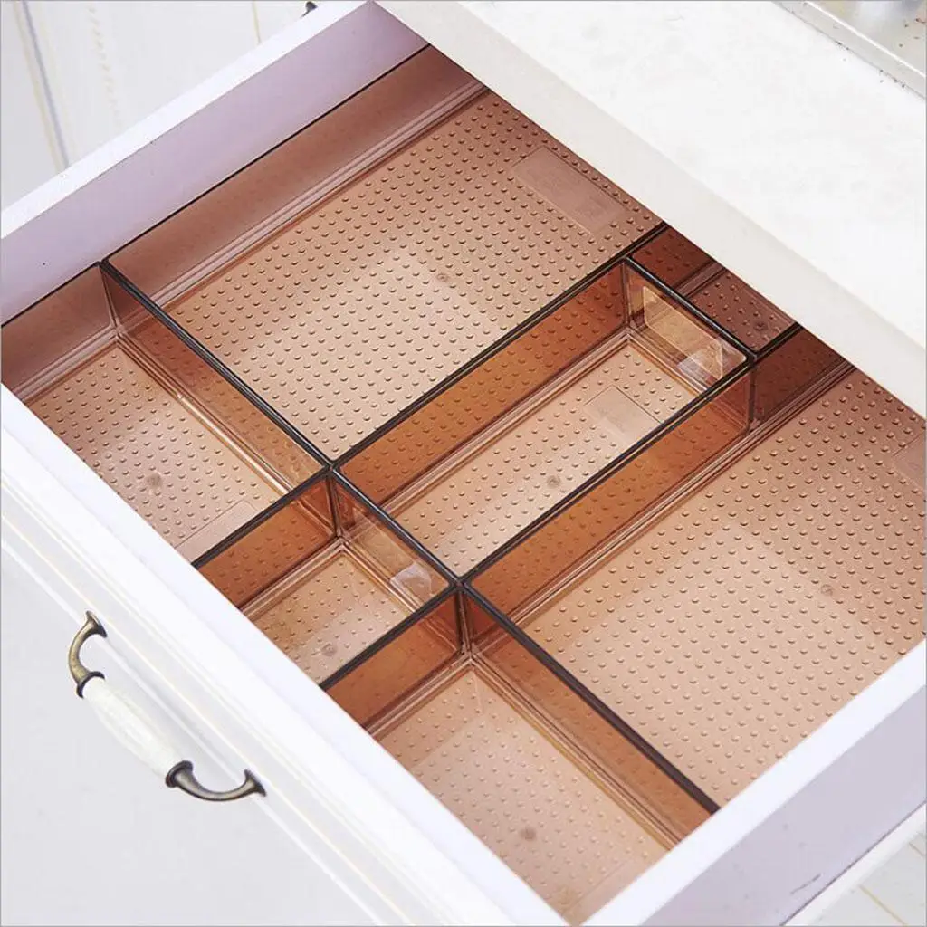 Clear Plastic Vanity and Desk Drawer Organizers,  Can Choose