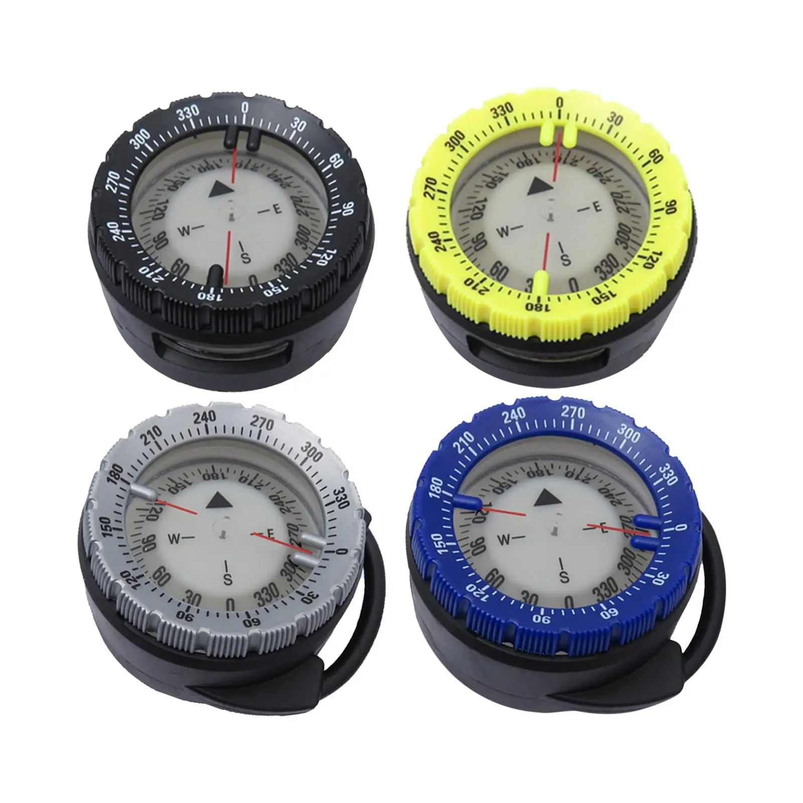 Camping Survival Compass Glow in The Dark for Hiking Outdoor Activities