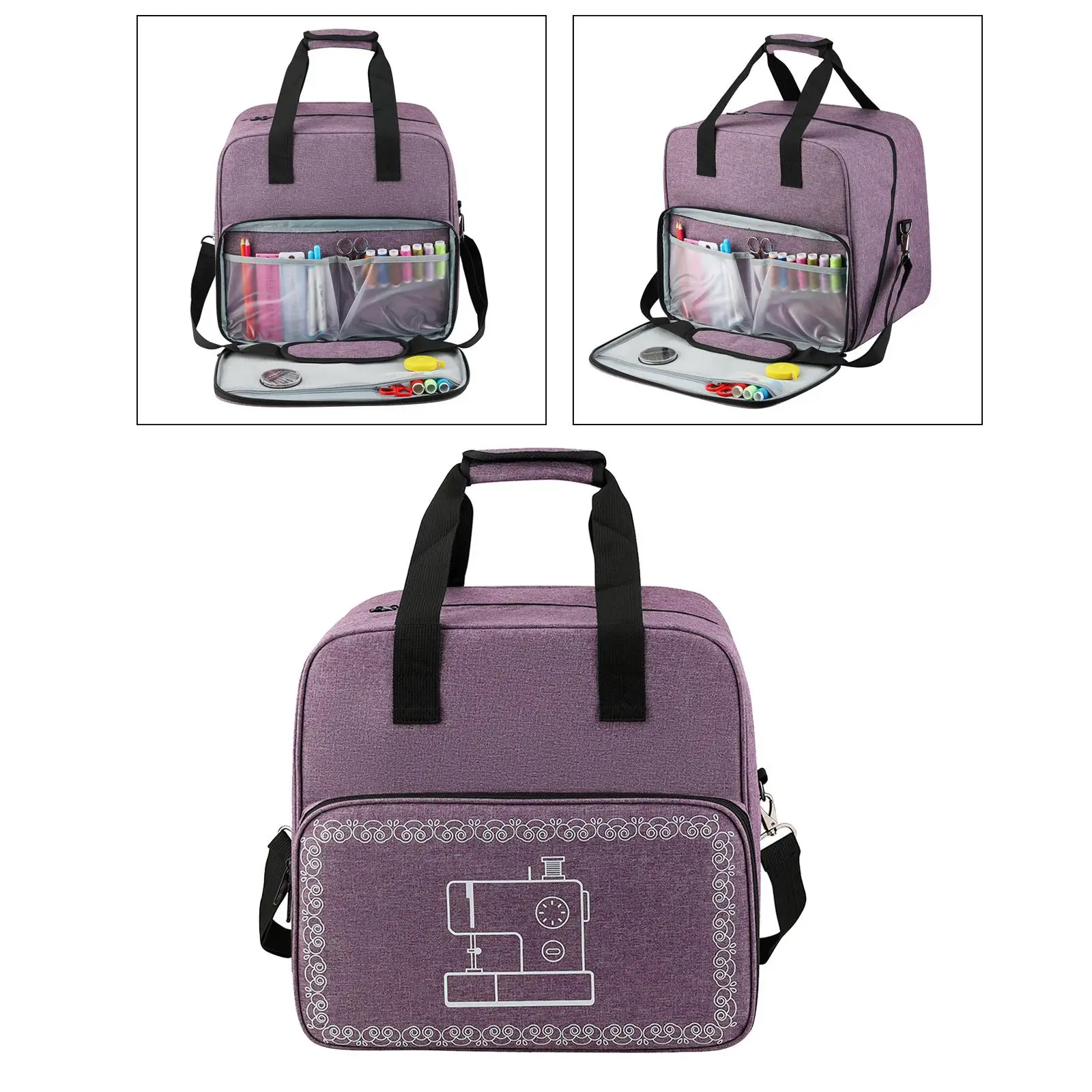 Travel Storage Bag Large Capacity Portable Sewing Machine Carrying Case Handbag