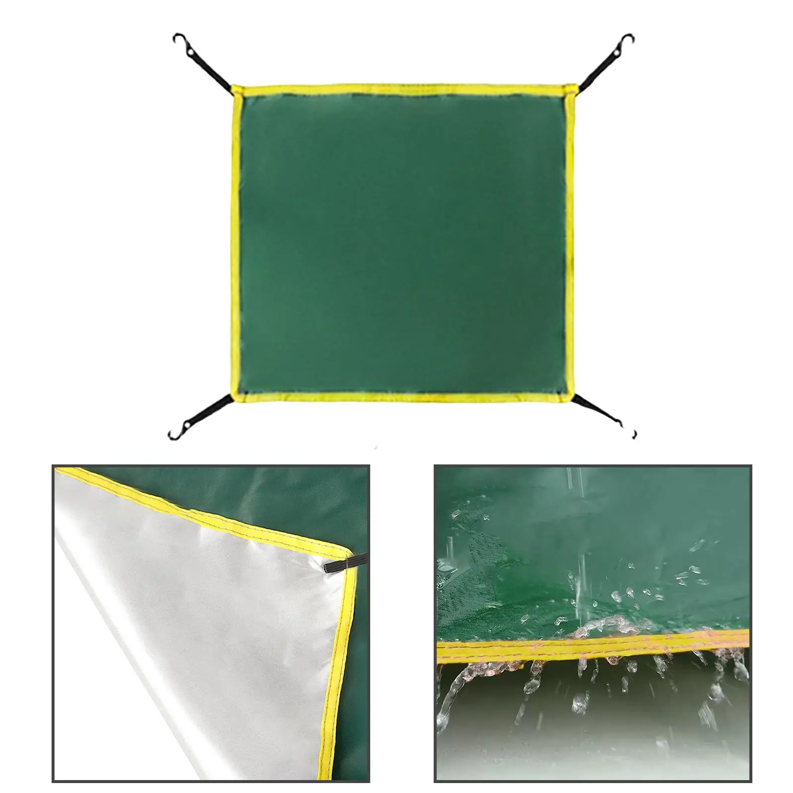 Canopy Tent Top Cover Tent Tarp Rain Cover Sunproof Fits 3-4 Person Instant Tent Dome Tent Cover for Outdoor Camping