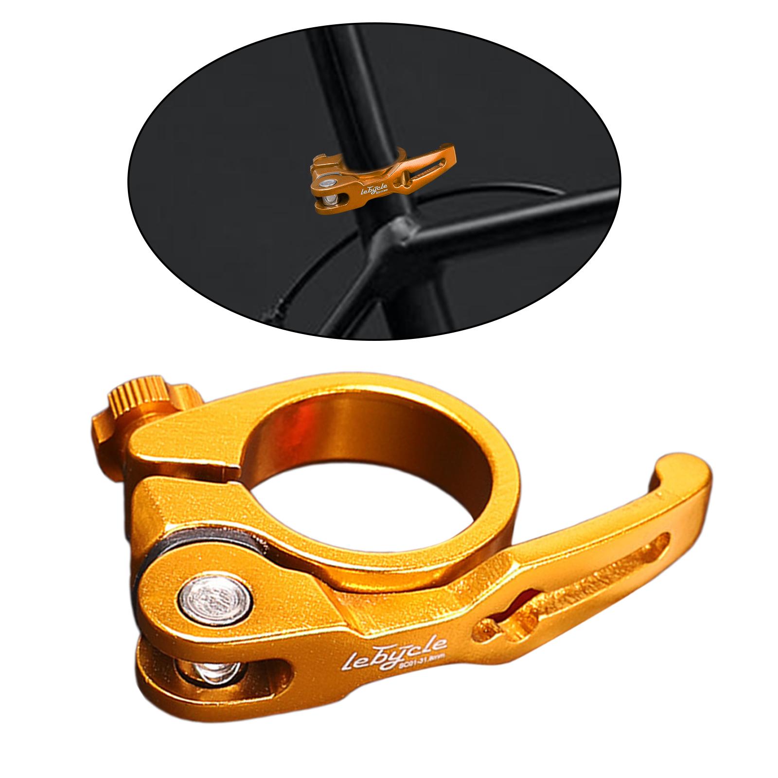 Aluminium Bike Seatpost Clamp BMX Road Bicycle Tube Seat Post Clip Repair