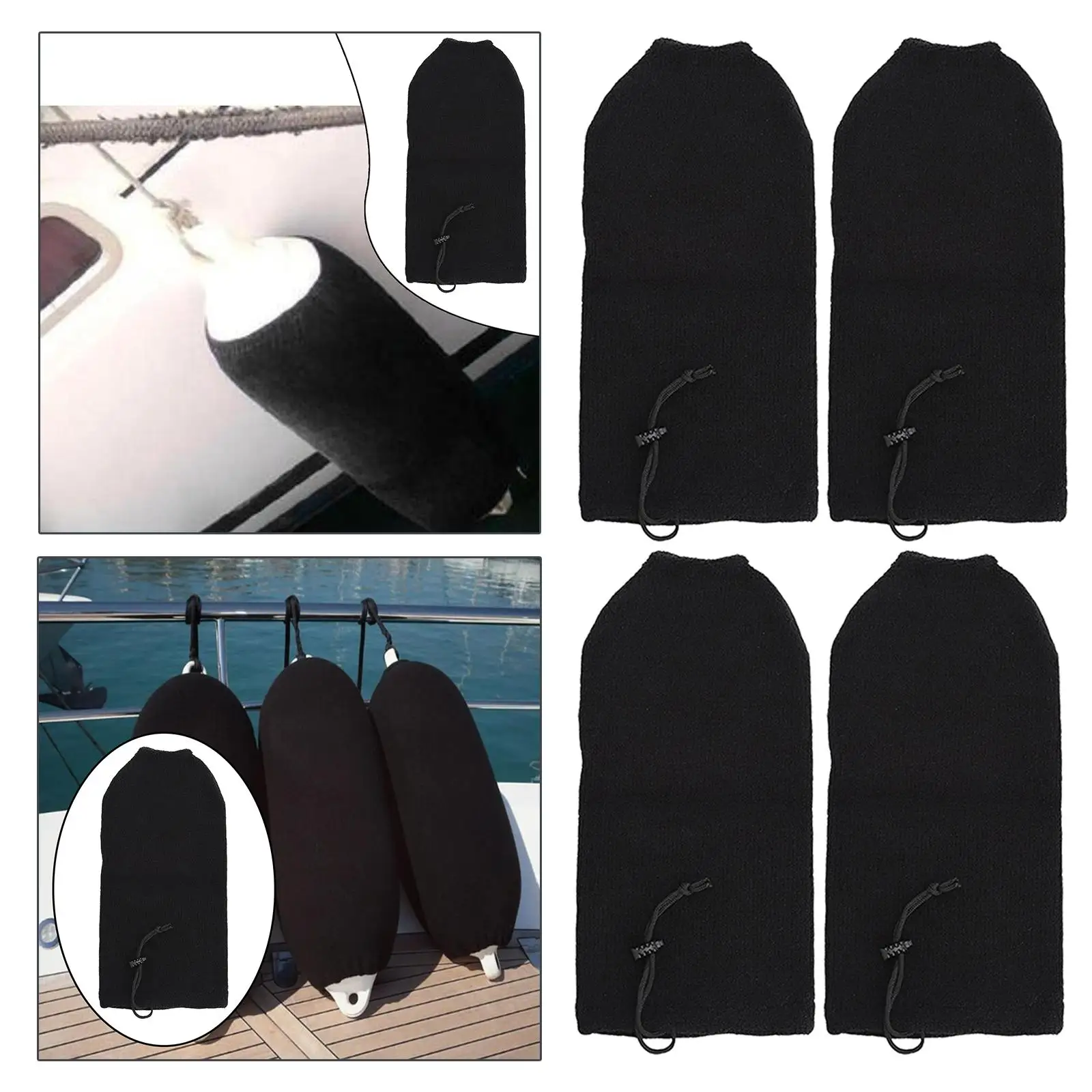 4x Boats Ball Sleeve for Marine Bumper Yacht 21cmx68cm