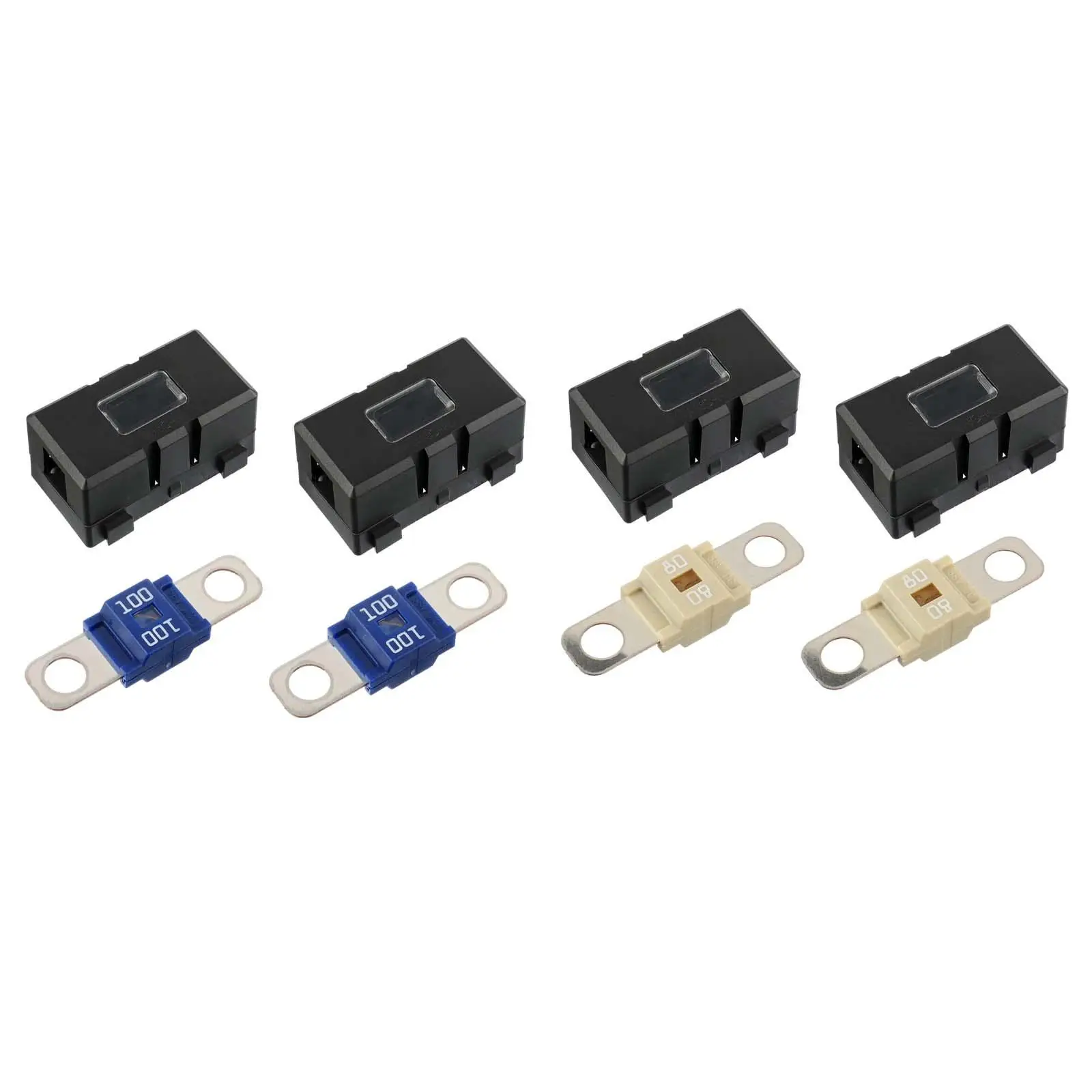 Durable Car Fuse Holder Flame Retardant Dampproof Circuit Protection Multifunctional Fuse block for Caravans Vehicles