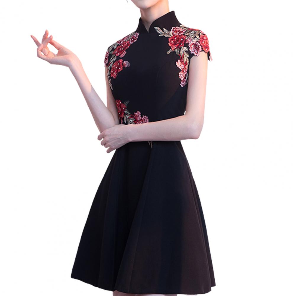 2022 novas mulheres cheongsam vestido estilo chinês