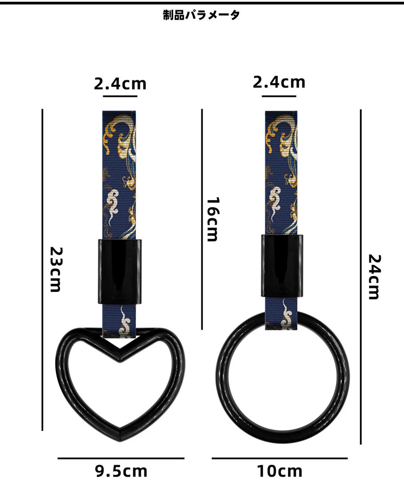 Detalle de la correa y el anillo para personalización del vehículo