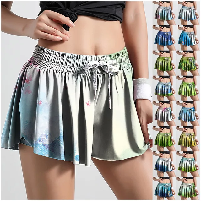 Flowy Shorts, 2 in 1 Butterfly Shorts High Waisted Athletic Shorts for  Women Workout Biker Running Yoga Gym Tennis : : Clothing, Shoes 