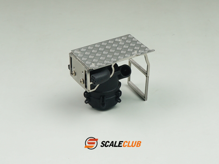 1 Set Scaleclub Modell 1/14 für Iveco Luftfilter Lufteinlass Metall-Treppenstufenmodell – Detail 8