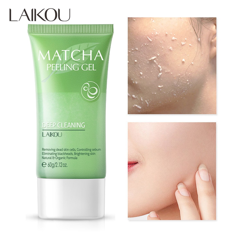 Best of LAIKOU Matcha Exfoliating Peeling Gel Facial Scrub Moisturizing Whitening Repair Scrubs Face Cream Beauty Skin Care Products Reviews & Tips