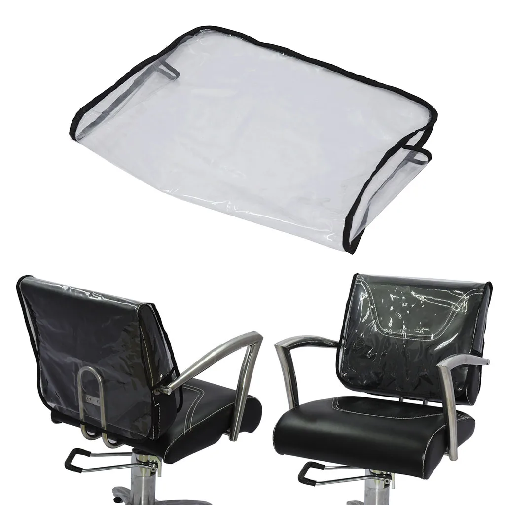 Clear Hairdressing Chair Cover Salon Waterproof Chair Protector Shield Reusable