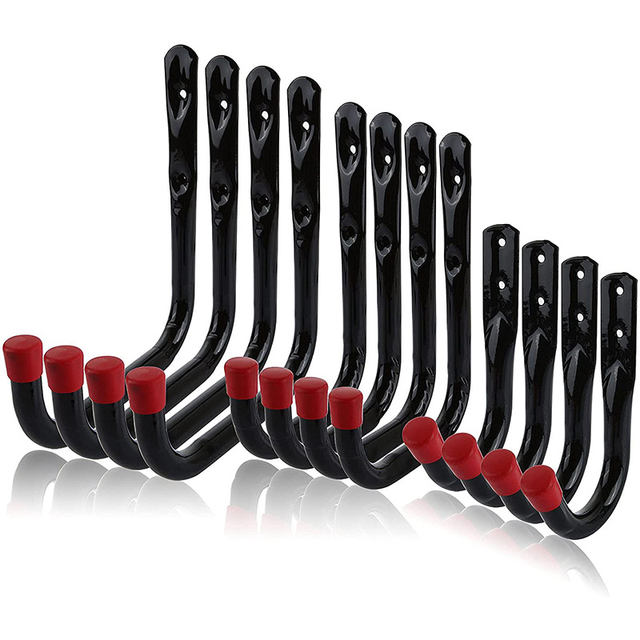 Frebeauty Organisateur Colliers Velours - 15 Crochets, Couvercle Transparent Verrouillable - Noir