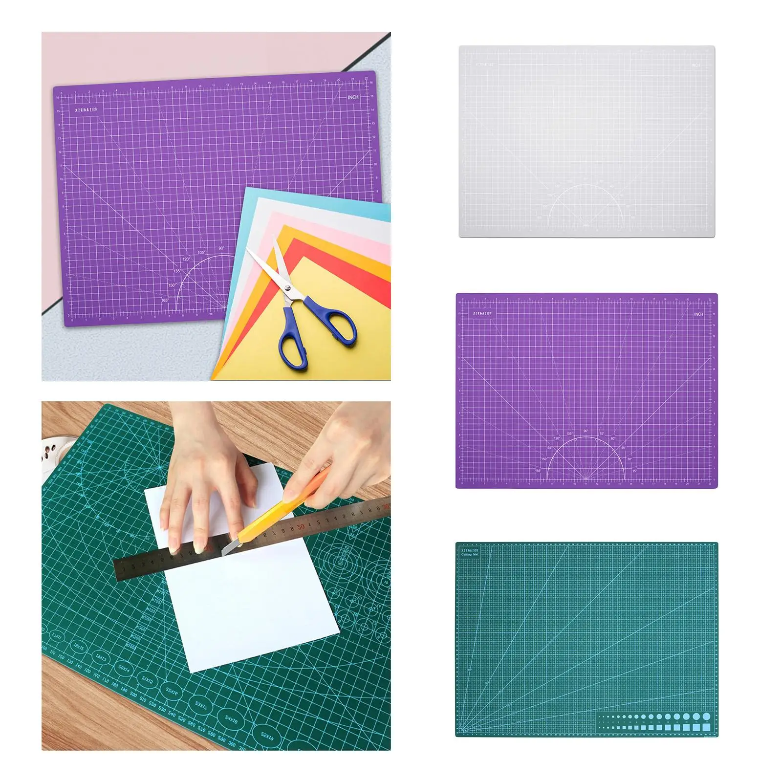 Self Sewing Mat, Rotary Cutting Mat, Double Sided Craft  for Quilting Hobby Fabric Precision Scrapbooking Arts and Crafts 