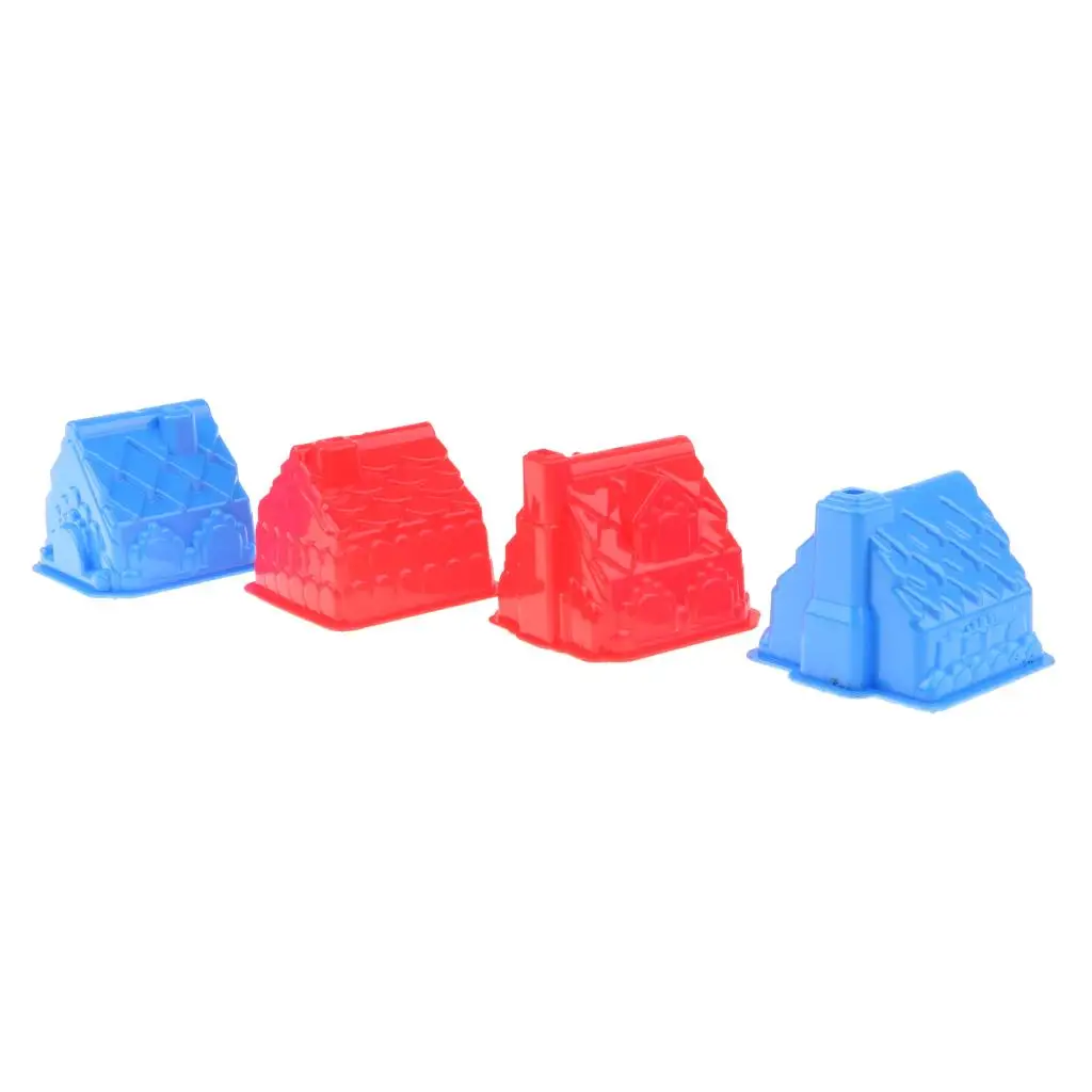 Pack of 4 Plastic Building   for Kids, Children   House Toy Set