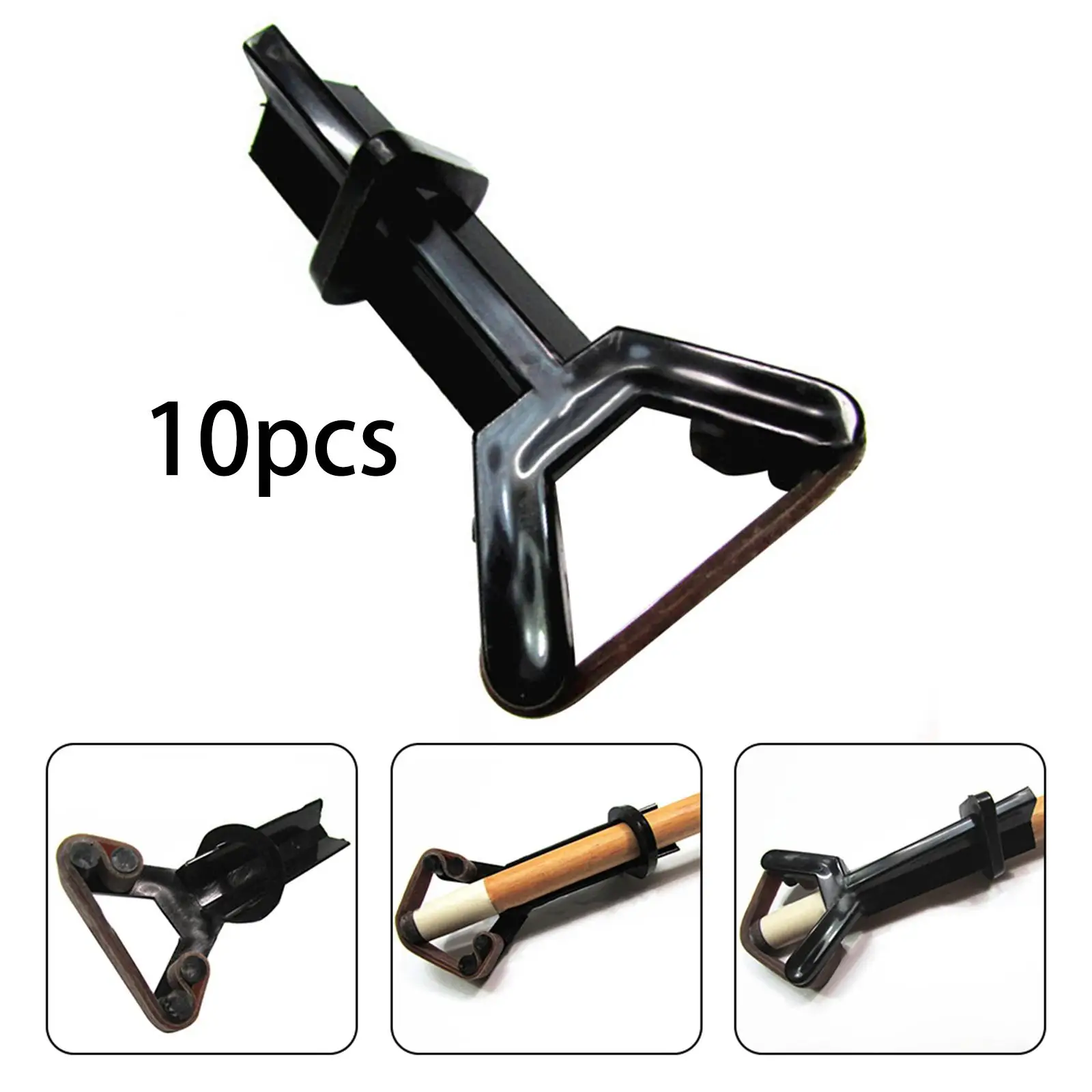 10x Pool Cue Tip Clamp Y Shaped Billiard Cue Tip Clamp for Games Home Indoor