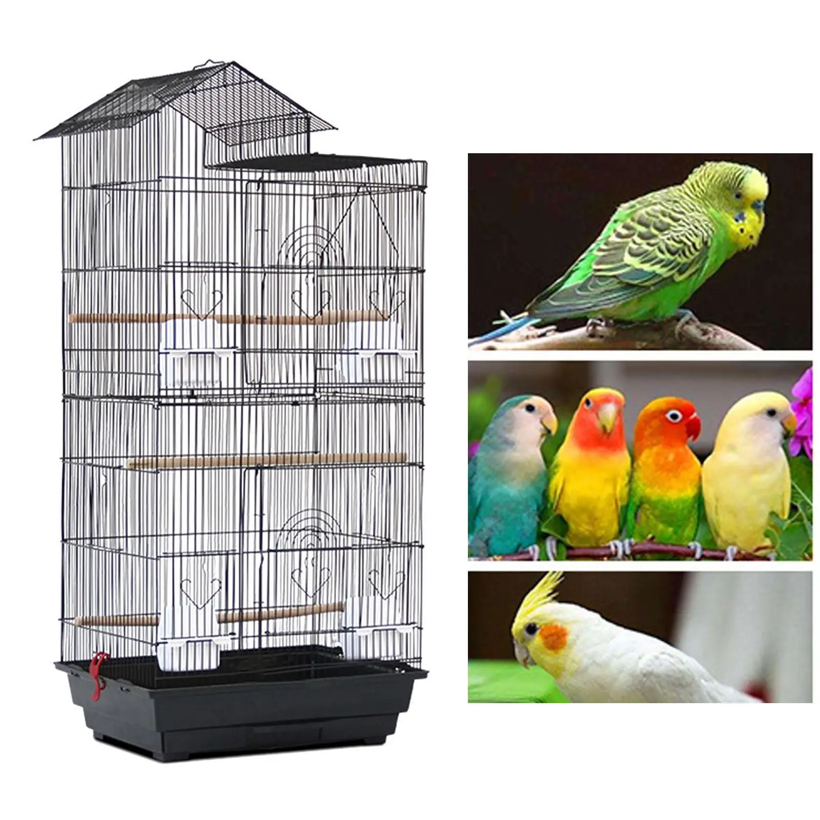 Grote Vogelkooi Papegaai Stand Kooi Huisdier Huis Dierbenodigdheden Nest Duurzaam Vogelkooi Voor Papegaai Conures Parkieten Lovebirds| | - AliExpress