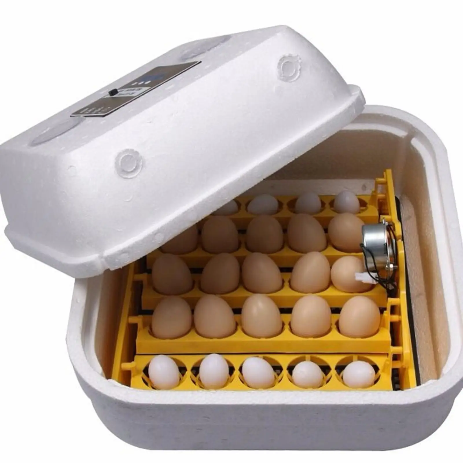 Egg Incubator Chicken Bird Intelligent Automatic LED Turning Hatching Chicke