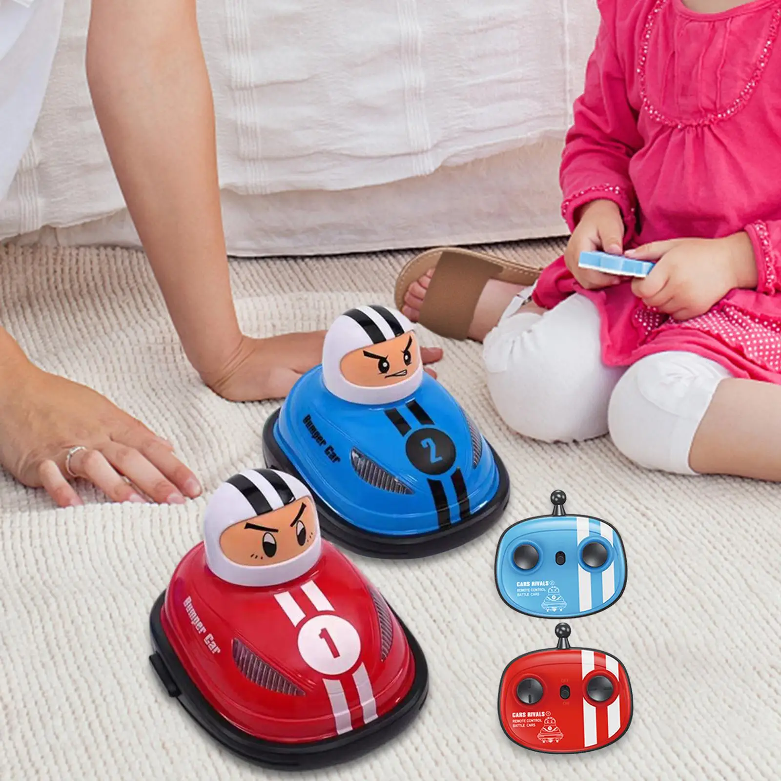 Toddlers Remote Control Cars Crash into Opponents Parent Child Interactive Toy 2 Player Head to Head Battle for Adults Birthday