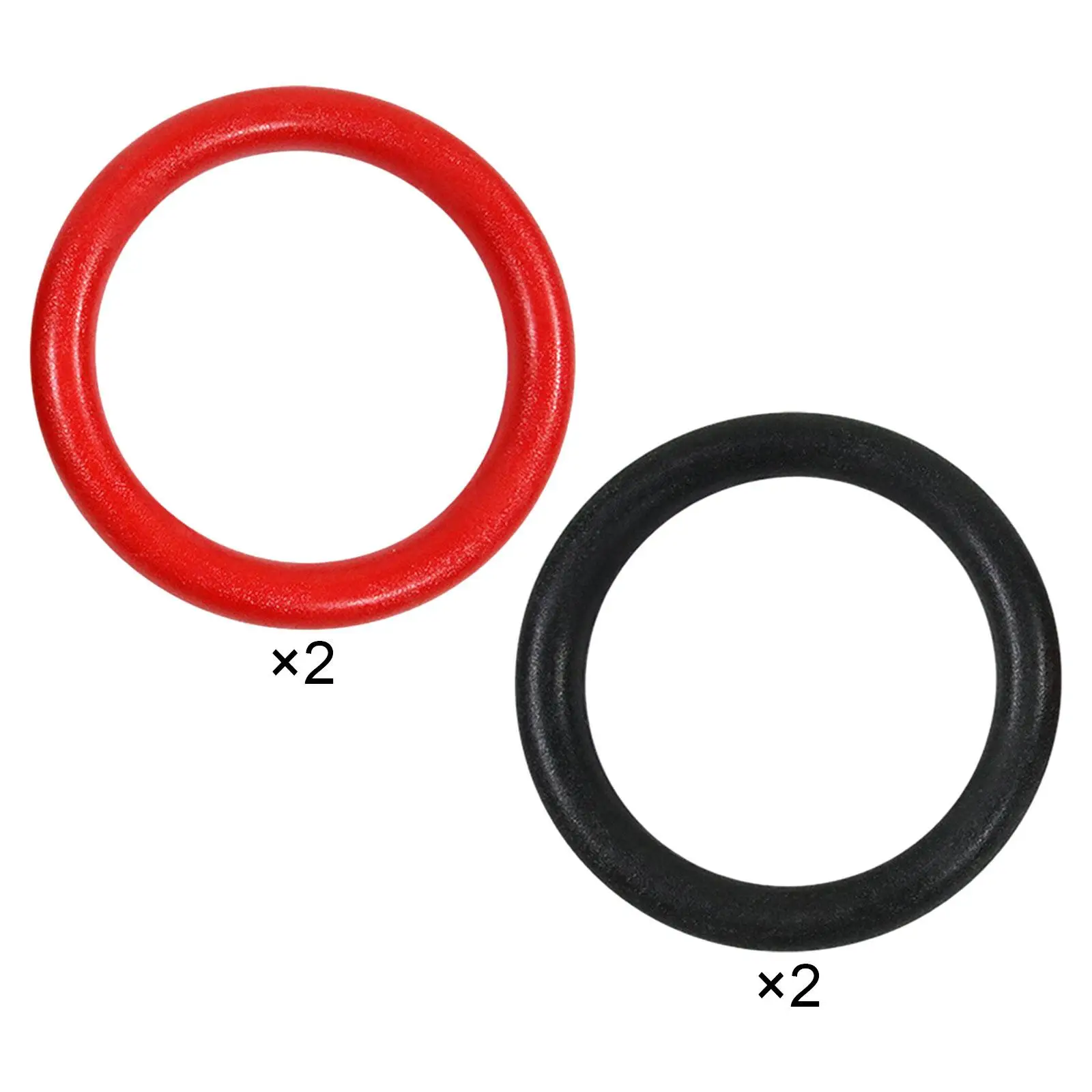 2Pcs Gymnastic Rings Anti Slip Rings for Children Adults Gym Rings for Fitness Equipment Core Workout Home Gym Stretching