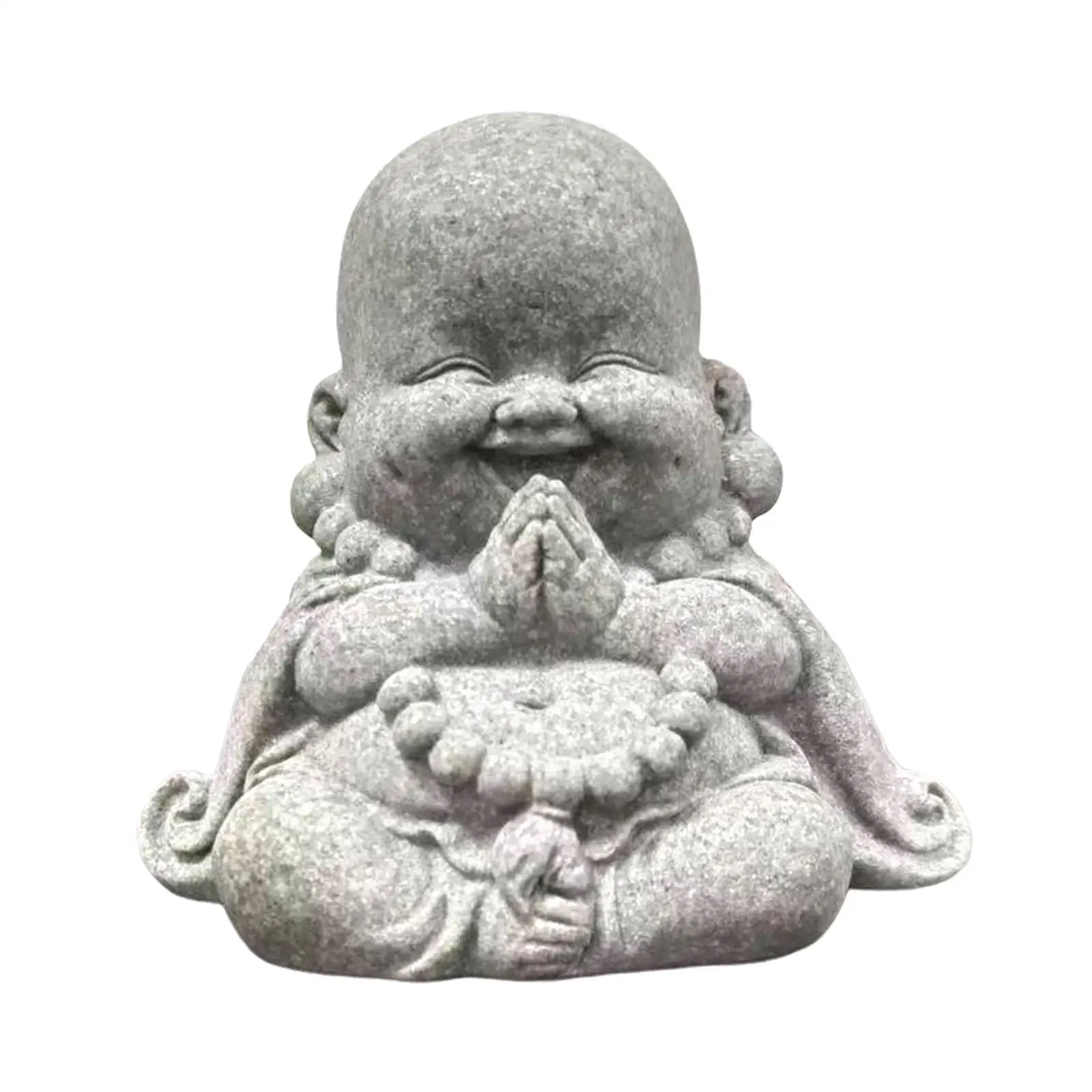 Buddha Statue Meditating Figurines Sculpture Buddha Sculpture for Living Room Car Dashboard Tabletop Indoor Office