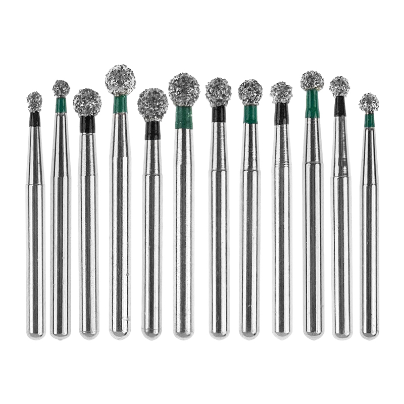 Best of BR Type 10pcs Extra Coarse Dental Burs Diamond Coarse Drill Ball Round FG 1.6mm Polishing Teeth For High Speed Handpiece Reviews & Tips