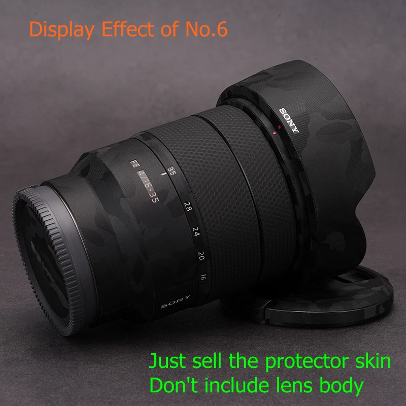 camera light stand SEL1635Z Camera Lens Sticker Coat Wrap Protective Film Body Protector Decal Skin For Sony FE 16-35 F4 16-35mm f/4 ZA OSS FE16-35 portrait lens