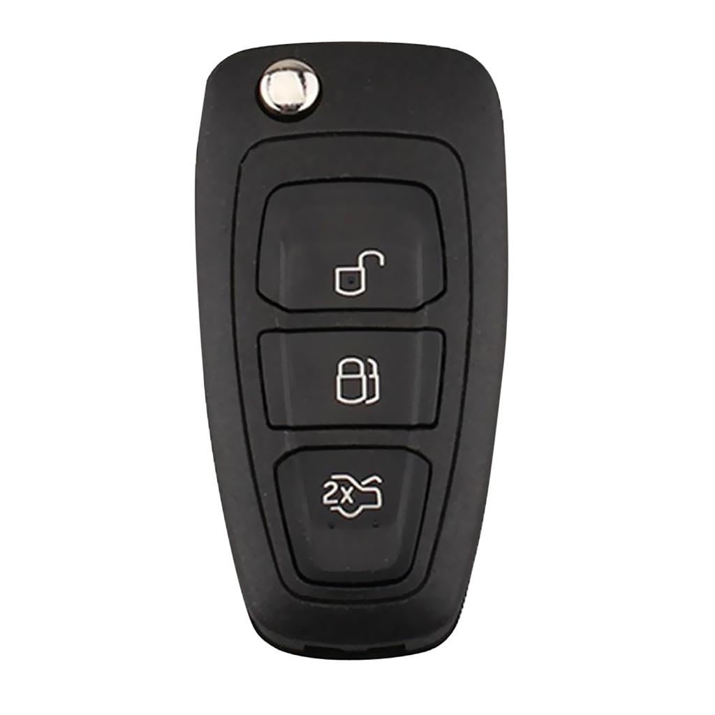 Car 3-Button Remote Key Fob Case Unit for   Connect