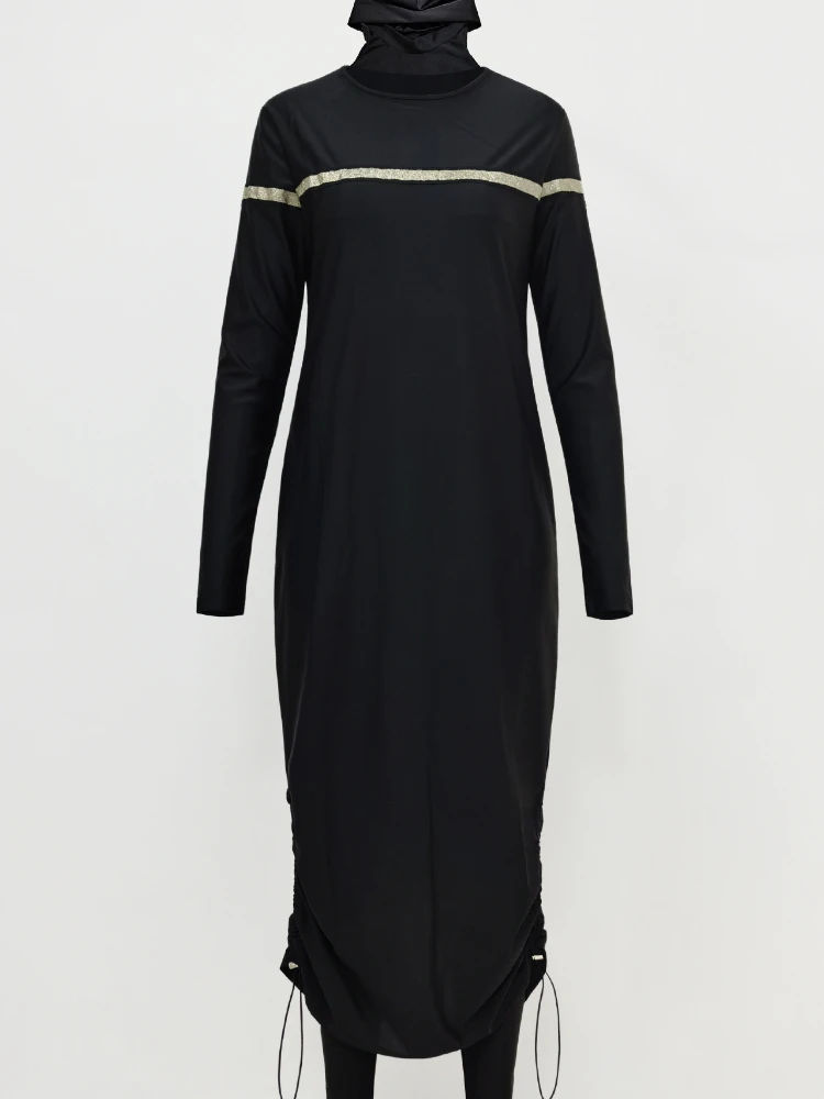 Summer Women Muslim Swimwear Long Dress Pants Burkini Islamic Swimsuit Modest Swim Surf Wear Sport Suit Swimming 3 Piece Sets
