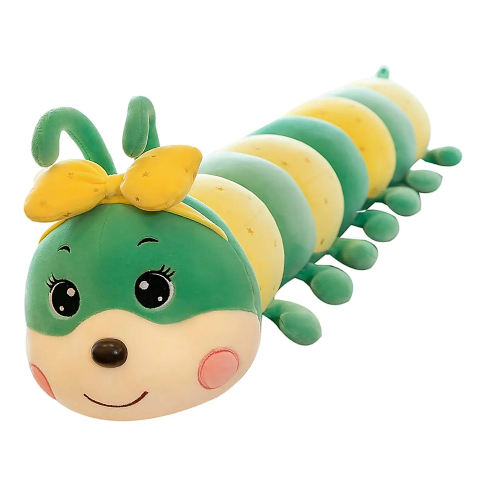 Adorable Caterpillar Wiggler Insect Worm Sleeping Pillow Cushion Plushie Doll for Girls Boys Birthday Child Baby Kids