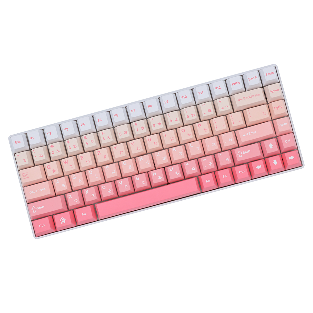 keycaps pbt material cereja perfil compatível com teclados mecânicos