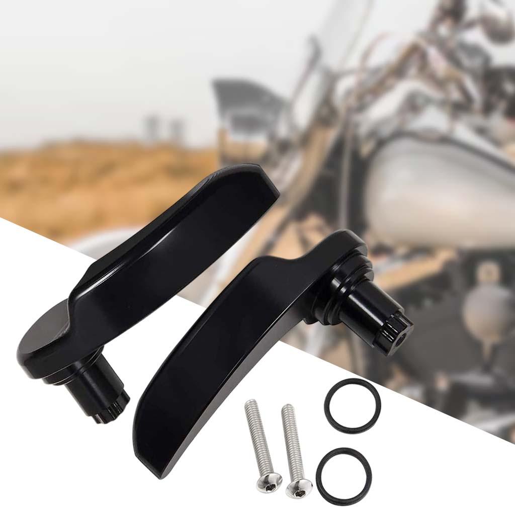 1 Pair Saddle Bag Lifter Hard Saddlebag Latch Lever Lid Cover Lifter Handles Fits for Harley Davidson Touring Street Glide Black