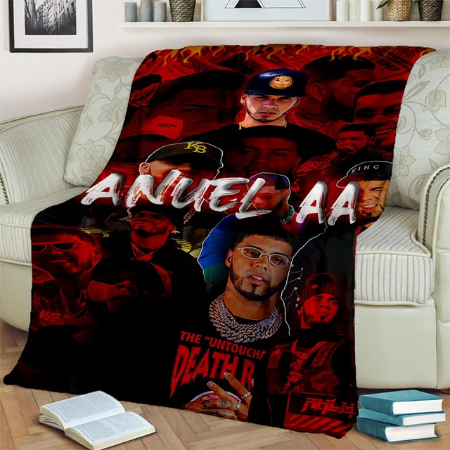 Singer Free Anuel AA rapero Hip Hop manta de felpa suave 3D, manta de  franela para sala de estar, dormitorio, funda de sofá para niños -  AliExpress