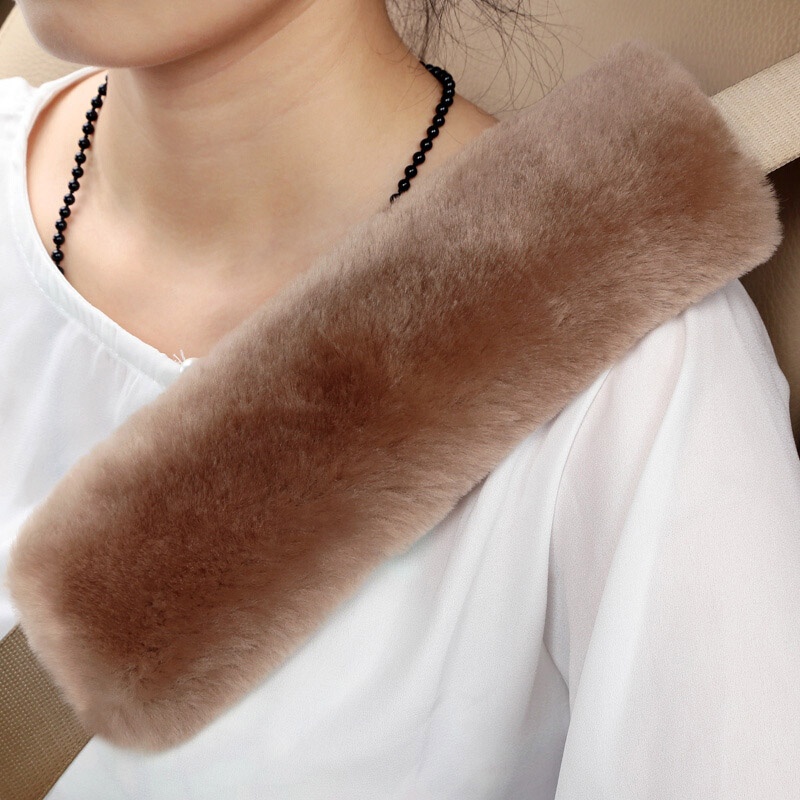 Car Seat Belt Cover Shoulder Warmer Pad - Warmth Feature