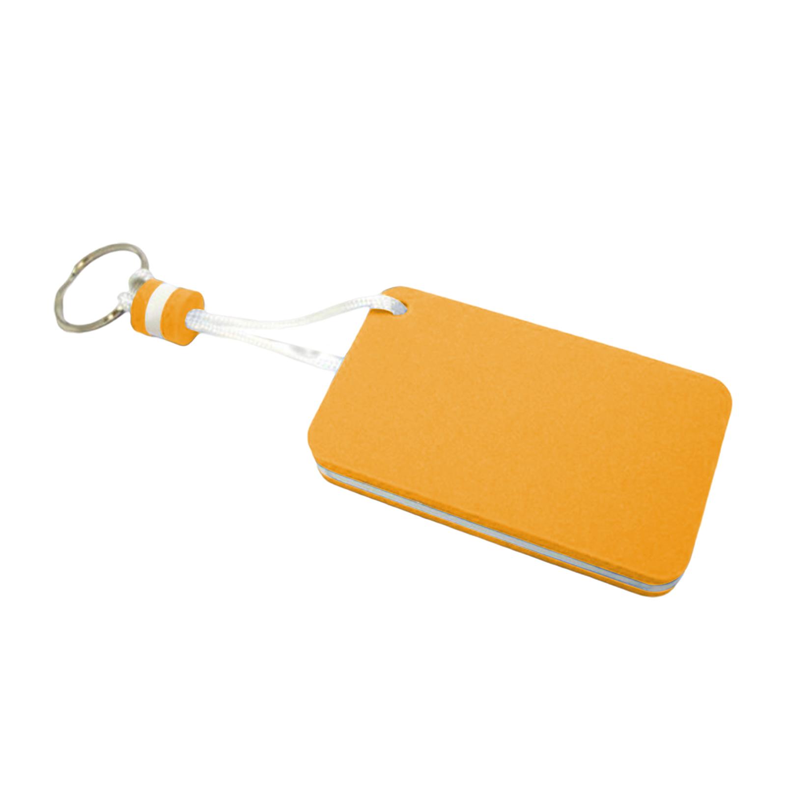 Floating Keychain Floatable Lightweight Floater Rectangle Key Chain Keyring for Kayaking Water Sports Boating Surfing Fishing