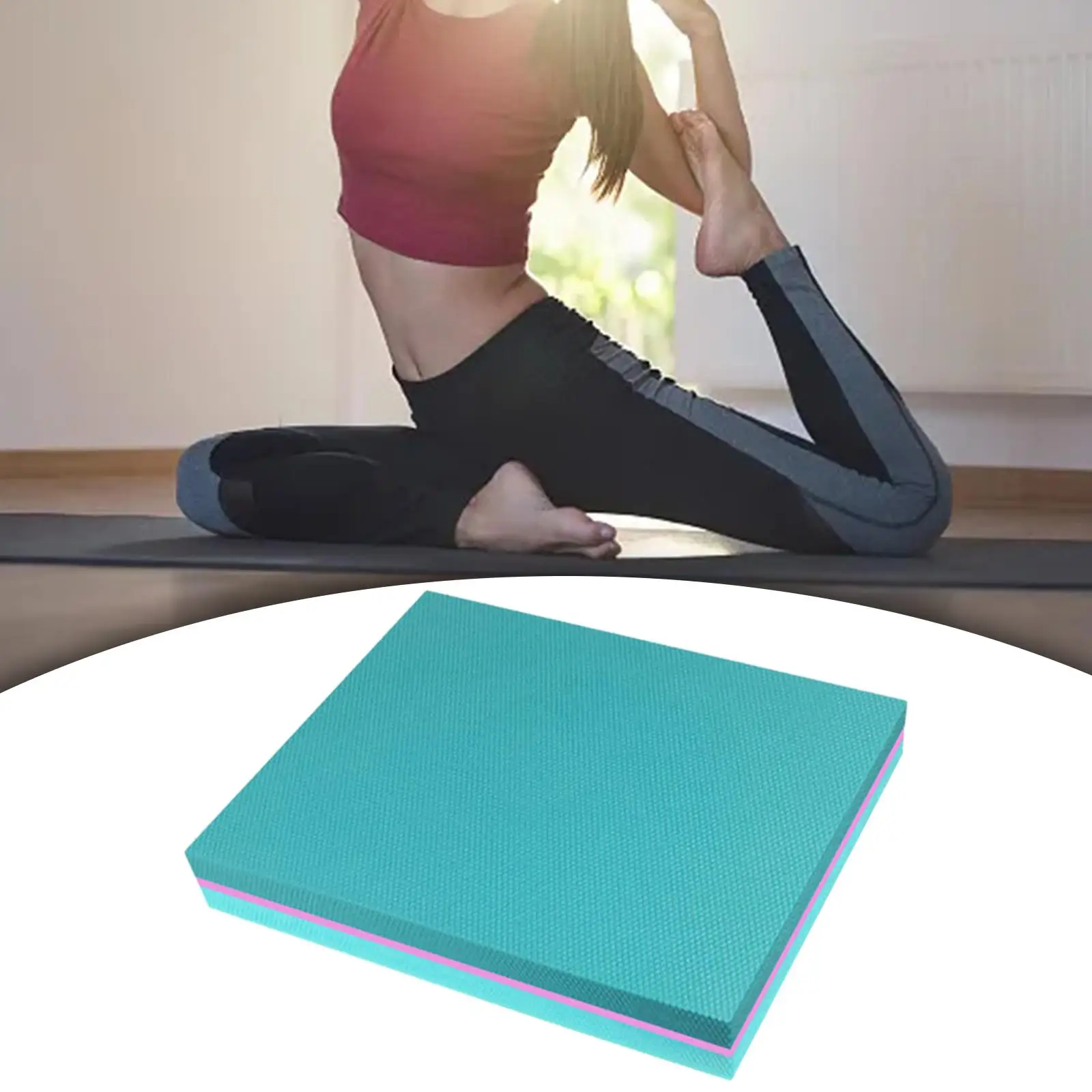 Exercise Balance Pad Pilates Trainer Thick Yoga Mat for Balancing Meditation Strength Stability Training Rehabilitation Workout