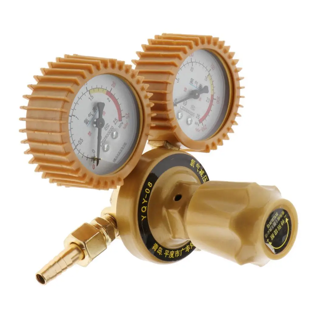 1x Shockproof Oxygen Pressure Regulator Welding Gas Gauge Tool Durable New