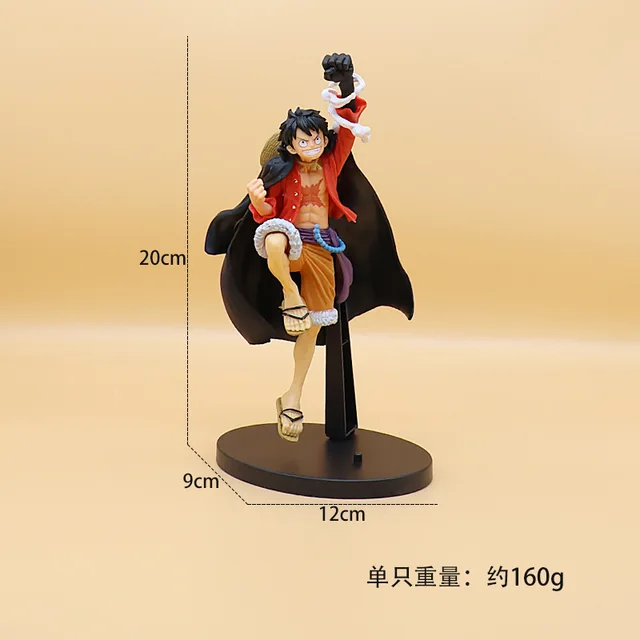 Um pedaço 43cm anime figuras roronoa zoro piratas caçador shimotsuki  ushimaru tipo de cabeça dupla muito grande modelo pvc - AliExpress