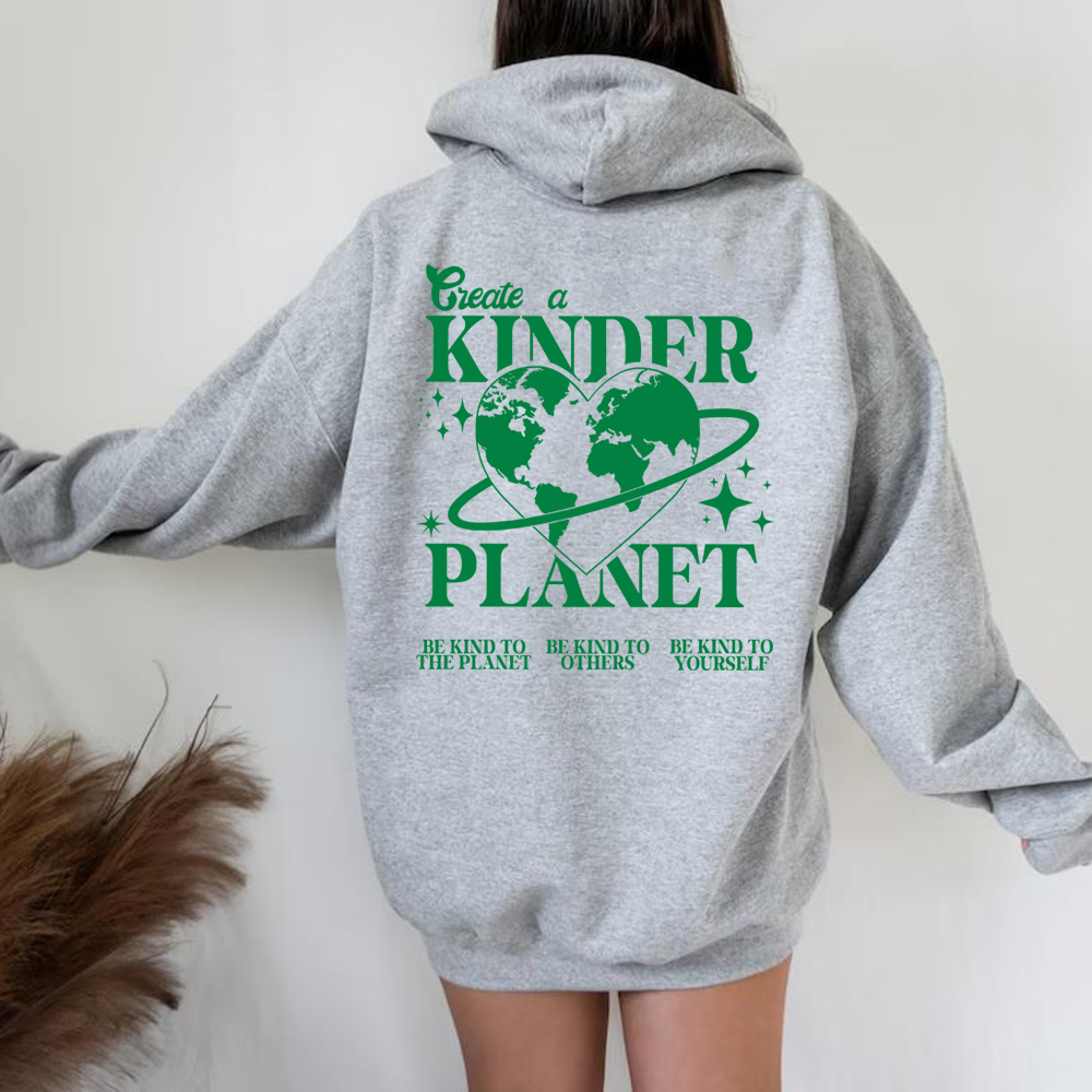 Hoodie de planeta mais gentil, camisola Tumblr,