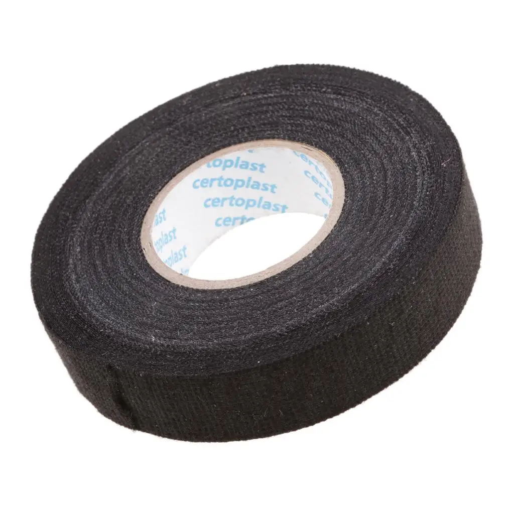 Wire Loom Harness Tape, Wiring Loom Harness Adhesive Cloth Fabric Tap, Noise Damping and Heat Proof (19 mm x 20 m)