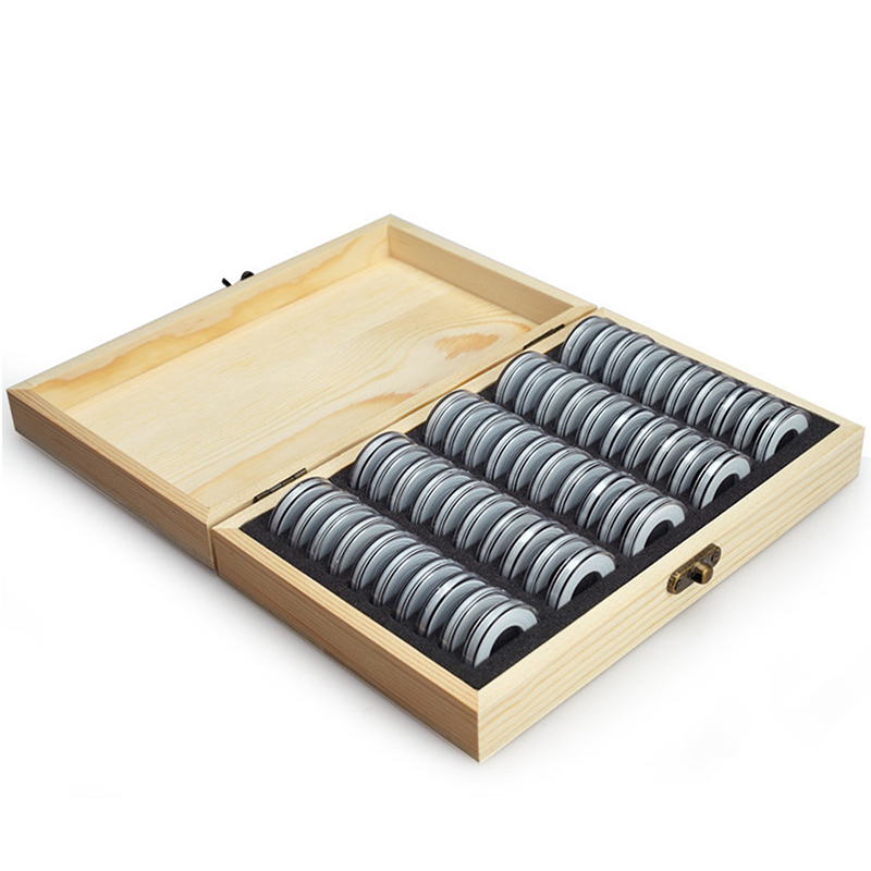 Title 5, 50PCS Coins Storage Box With Adjustment Pad Adj...