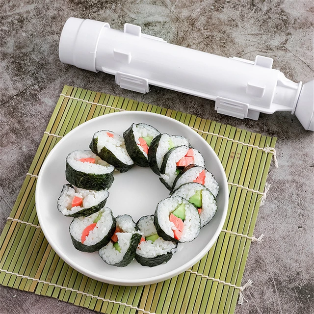 Ourwarm 12 Pcs Sushi Making Set Home DIY Japanese Sushi Rolling Mold Kit  Roll Maker for Beginner Bento Accessories Kitchen Tool - AliExpress