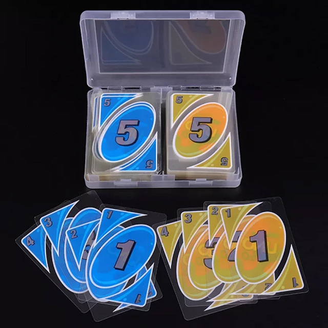 UNO H2O Card Game for Kids, Jogos de Tabuleiro, Impermeável, À Prova de  Pressão, PVC, Plástico, Transparente, Cartas, Dia das Bruxas, Presentes de  Aniversário - AliExpress
